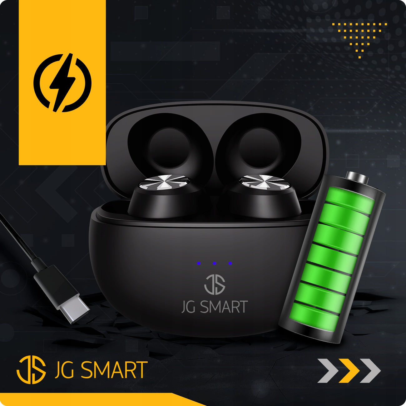 JGS-XY12 Wireless In-ear Headphones with Bluetooth 5.3 - Waterproof Manufacturer code Słuchawki bluetooh JGS-XY12 TWS