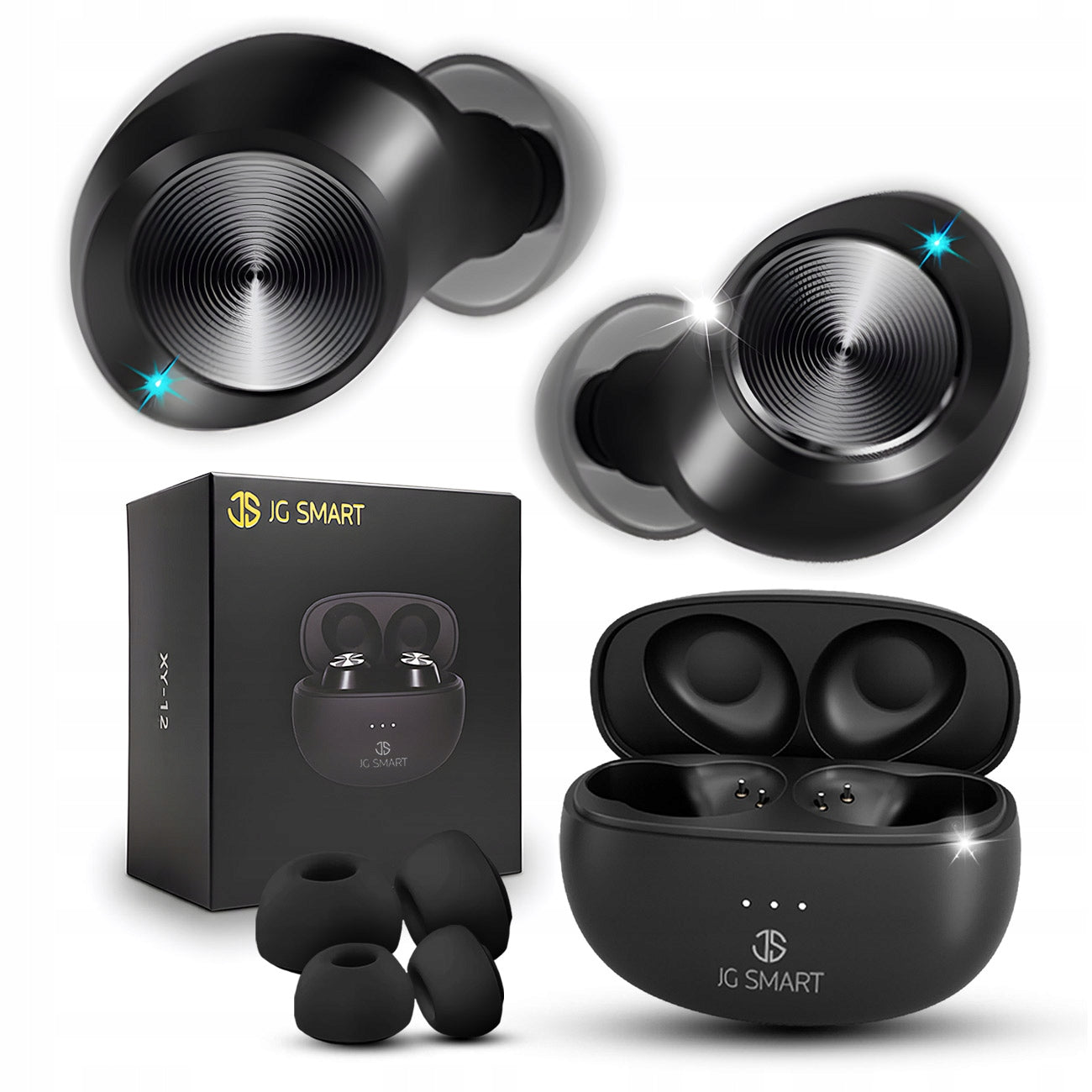 JGS-XY12 Wireless In-ear Headphones with Bluetooth 5.3 - Waterproof
