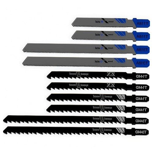 JIGSAW BLADES SET OF 10 UNIVERSAL WOOD METAL