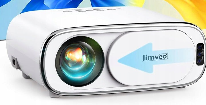 JIMVEO E30 LED 1080P HD Portable Film Projector - READ DESCRIPTION