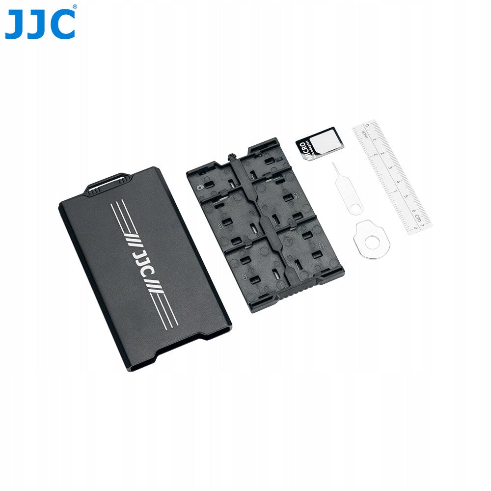 JJC Pouzdro na paměťové karty, 4 x SD, 12 x Micro SD a 2 x Nano SIM/ NM Model JC-SWMCR1B