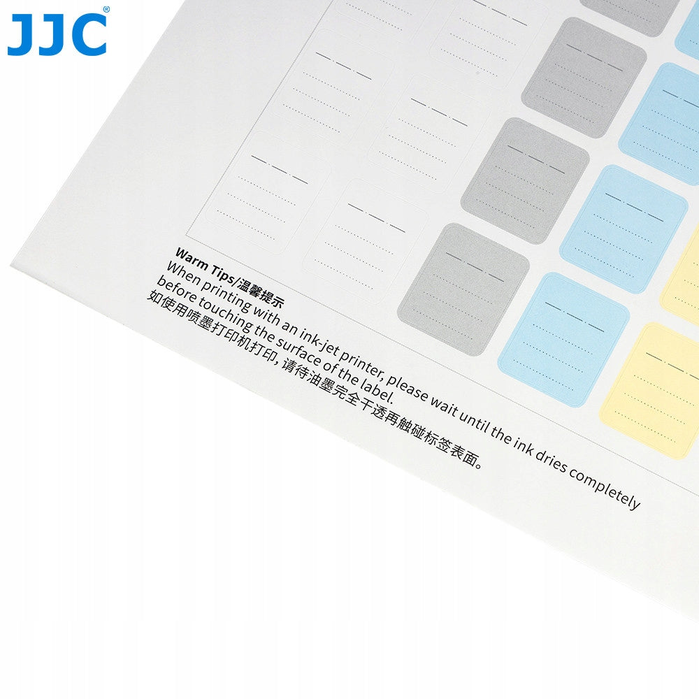 JJC - Samolepky na paměťové karty SD, XQD a CFexpress typu B, 480 ks Packaging status original