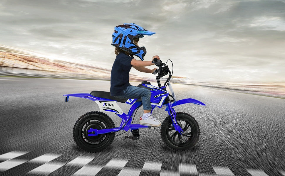 JKING C6 Electric Motorcycle for Kids300W 16km/h 25,2V 2600mAh 12" LED Packaging status original