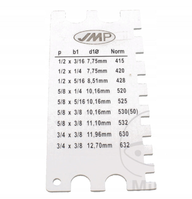 JMP device for reading chain size Brand JMP