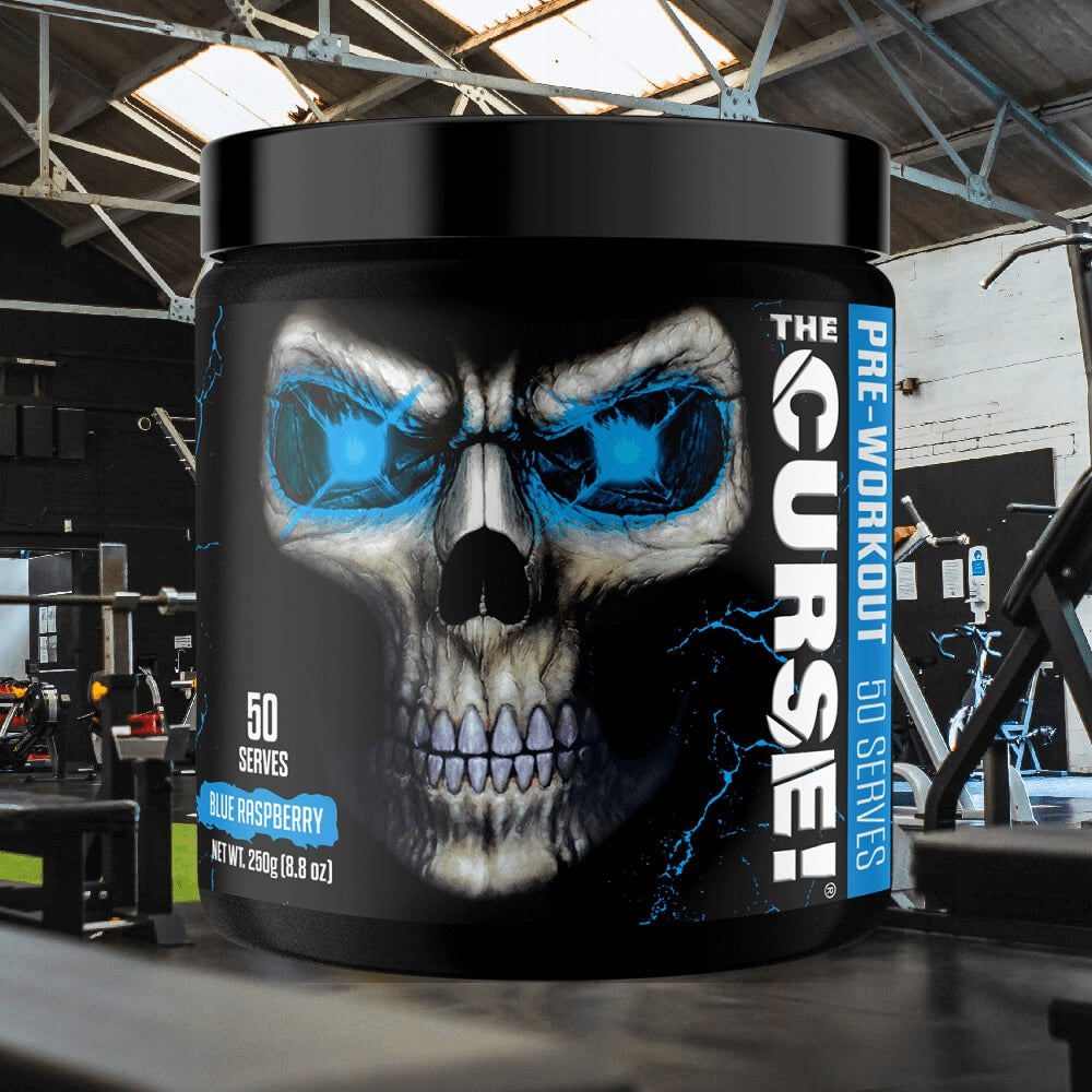 JNX Sports The Curse! (50 servings) Blue Raspberry Expiration date at least 3 months from the date of purchase