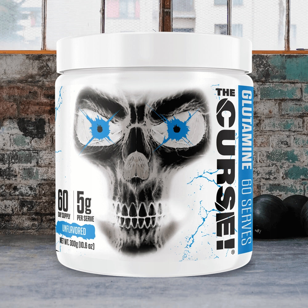JNX Sports The Curse! Glutamine (300g) Unflavoured Expiration date at least 3 months from the date of purchase