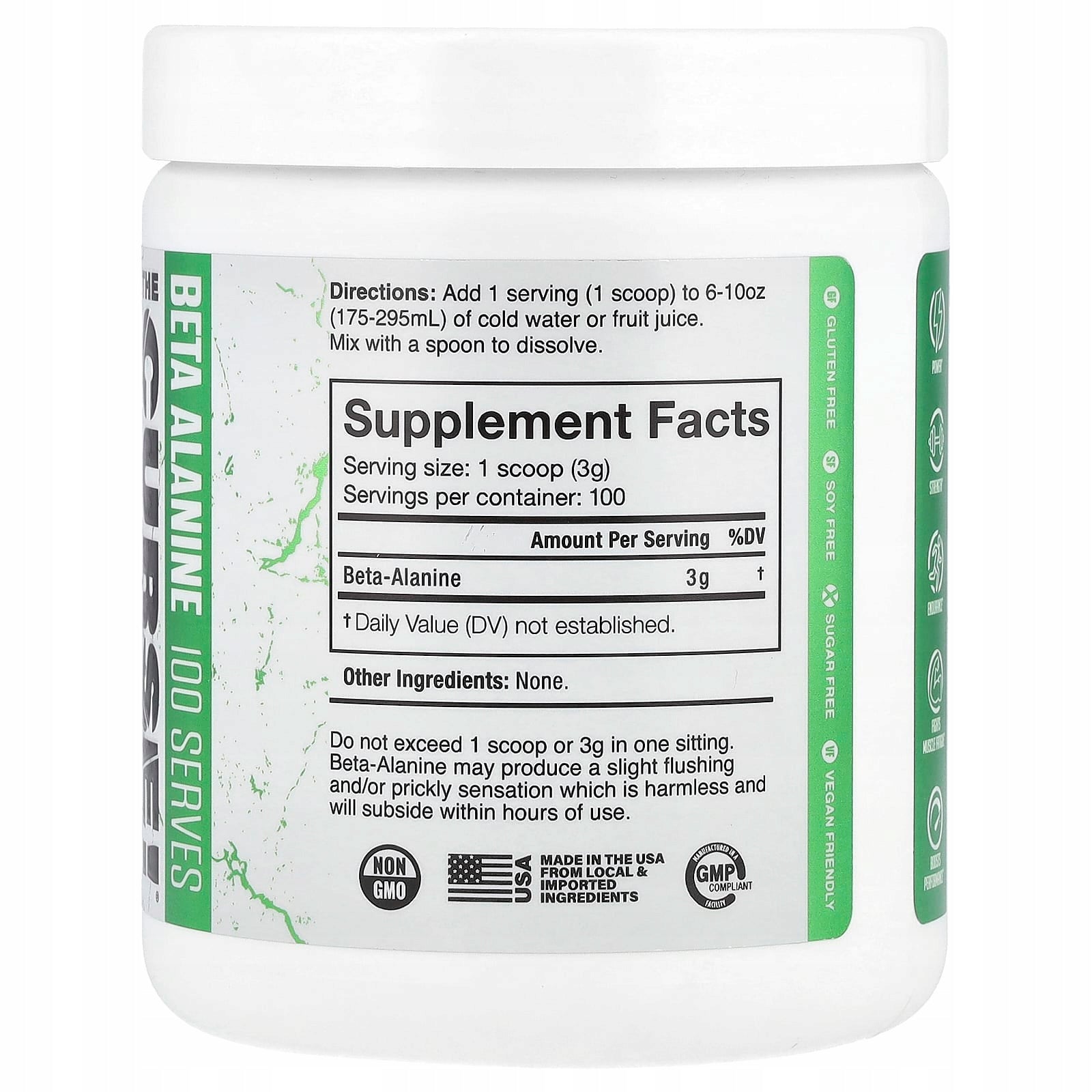 JNX Sports, The Curse! , beta alanine, tasteless, 300 g Expiration date at least 3 months from the date of purchase