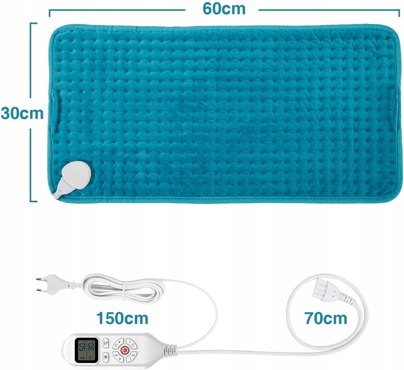 JOBYNA Electric Heated Shoulder and Back Mat, Heated Belt Medical device no