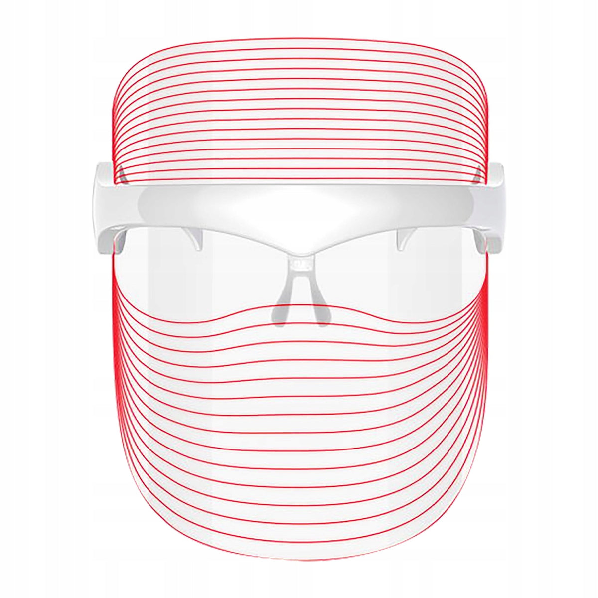 JOCCA Face Mask LED Light 7 Colors ABS Phototherapy 2798 White