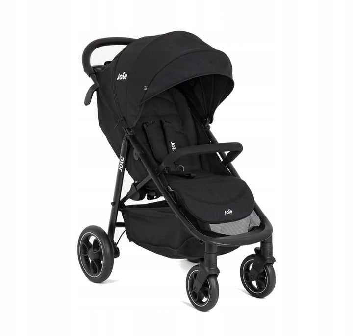 JOIE STROLLER LITETRAX CHILDREN'S STROLLER ADJUSTABLE + TRAY + HEADBAND Color black