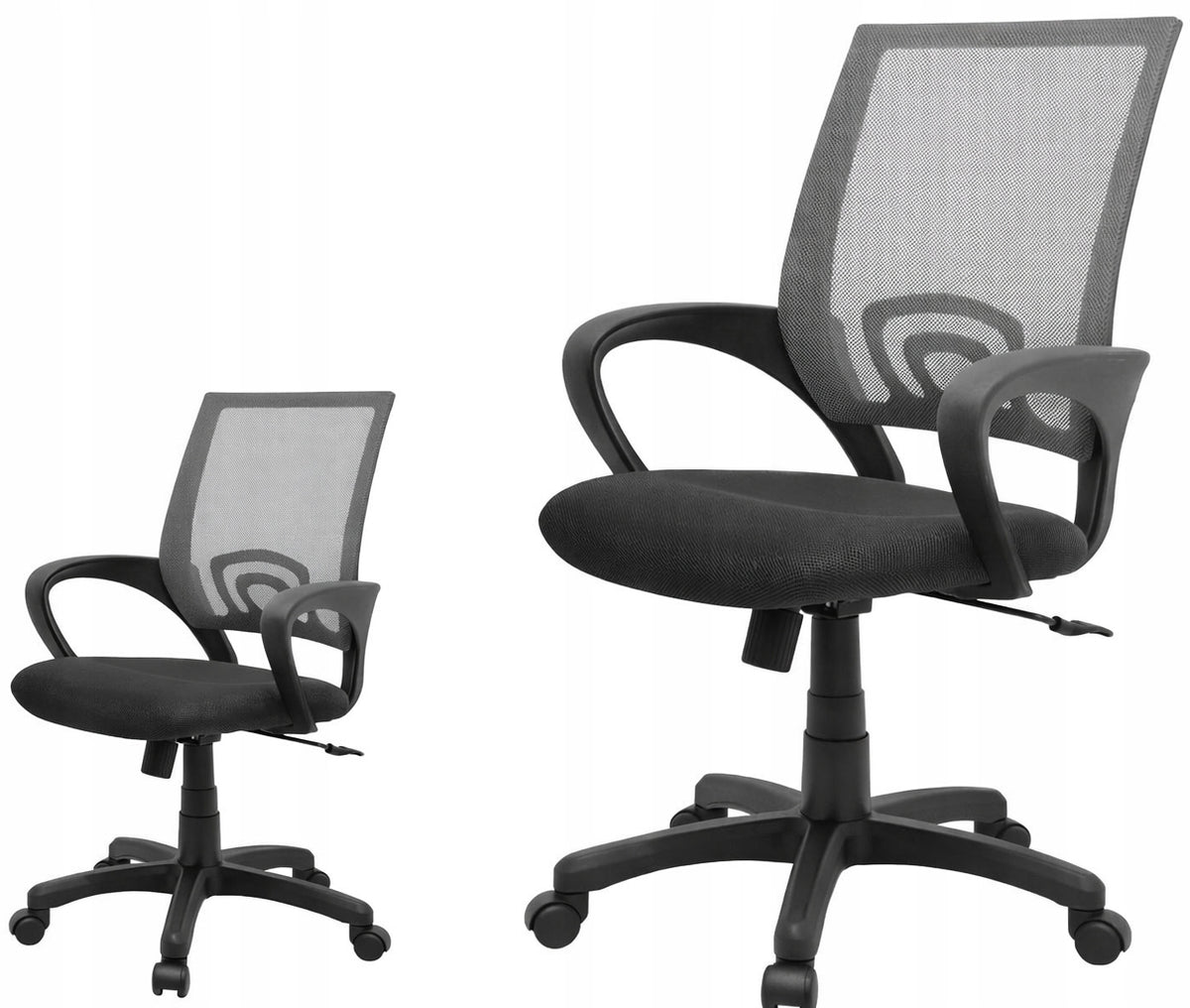JONAS Office Chair Grey Ergonomic Swivel Mesh Chair for Office Packaging status original