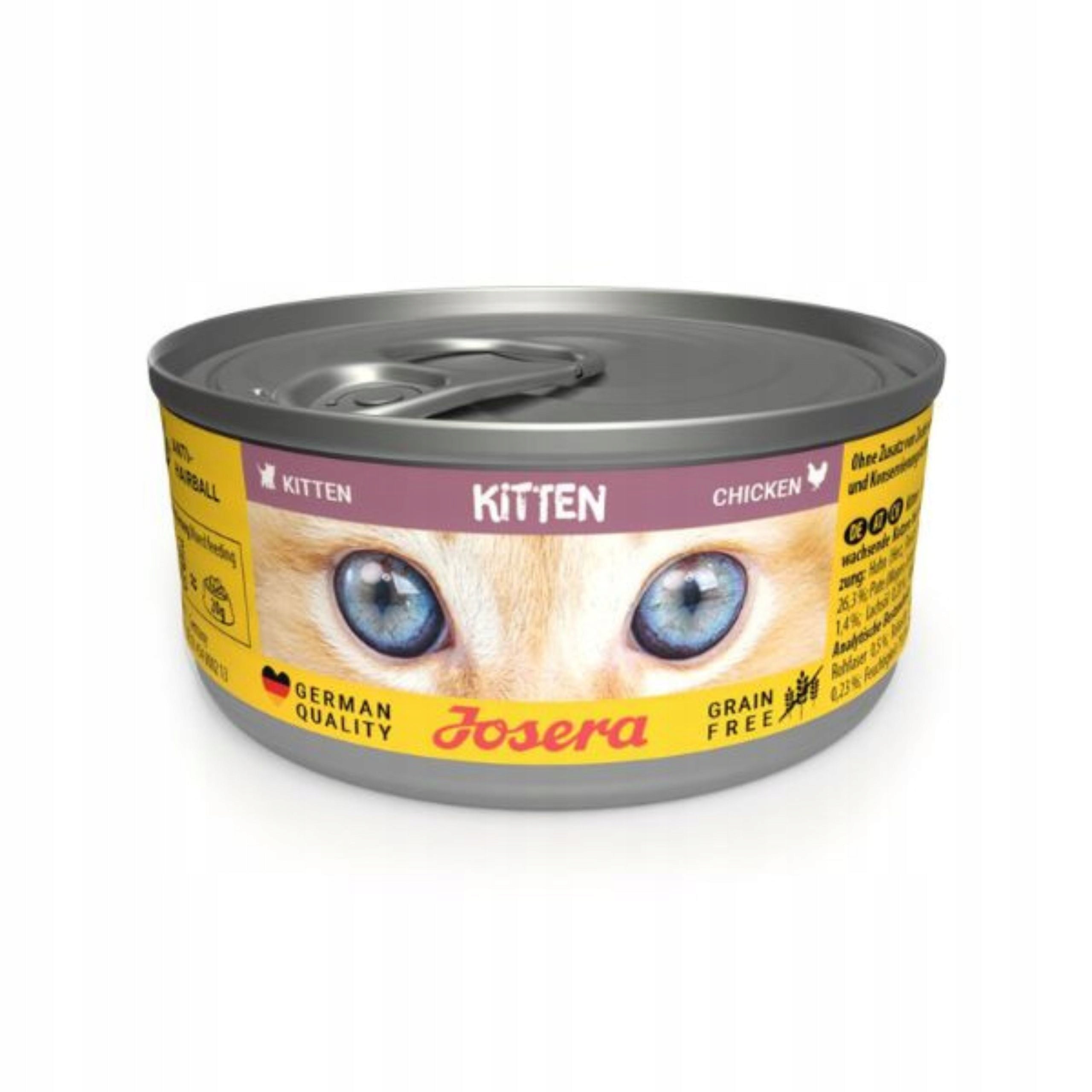 JOSERA Grain-Free Wet Food for Kittens KITTEN Chicken 85g Detachment