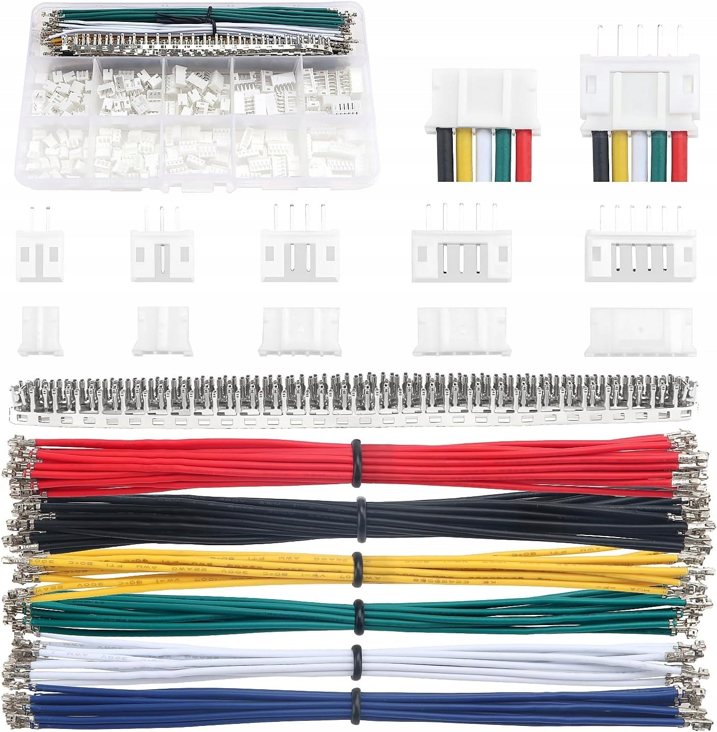 JST Connector Kit 420 Pieces 1,5mm Versatile for Electronics Drone Radiofly