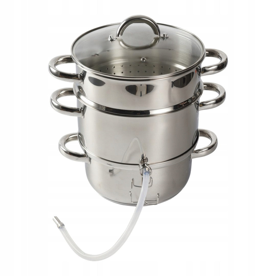 JUICE 5 l Ø25 cm set, colander, pot, hose valve, steaming