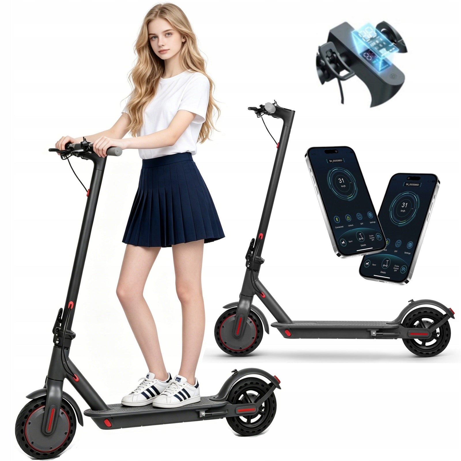 JUICEASE TX01 Folding 350W 36V 36KM 8.5“ for Children+ APP