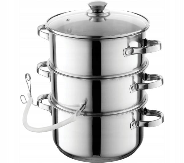JUICER 8L STAINLESS STEEL SILVER INDUCTION GAS CERAMIC DISHWASHER POT