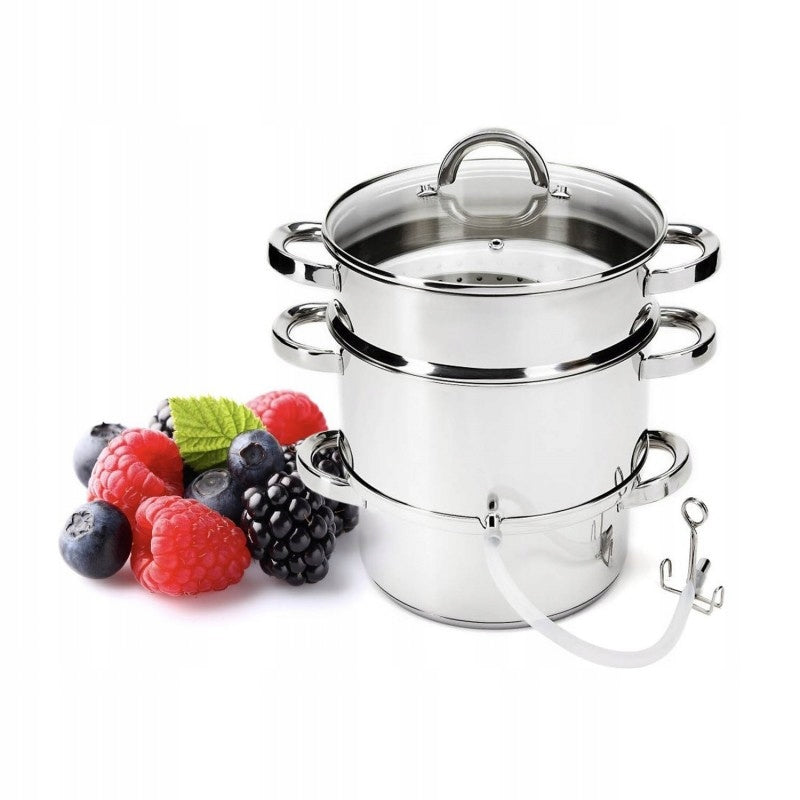 JUICER JUICE POT STEAMER 2in1 STEEL 8L MEYERHOFF