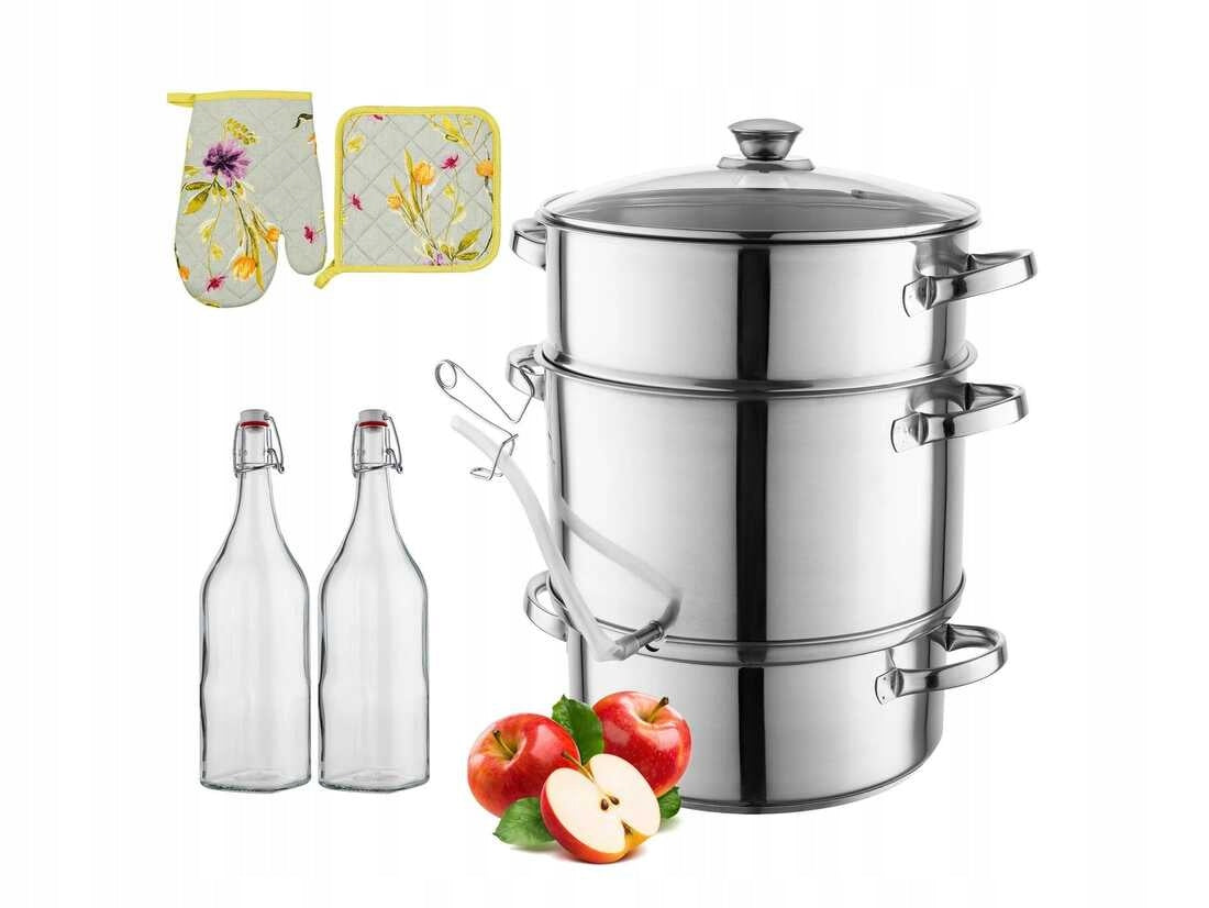 JUICER SET + BOTTLES + KITCHEN TEXTILES JUICY SET 8 L