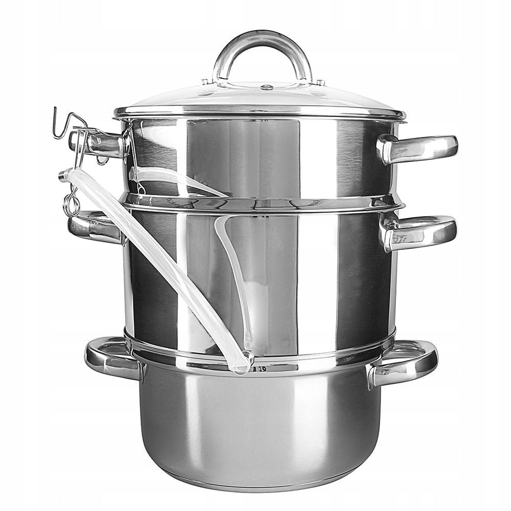 JUICER STEAM POT 8L, INDUCTION, STAINLESS, NEW