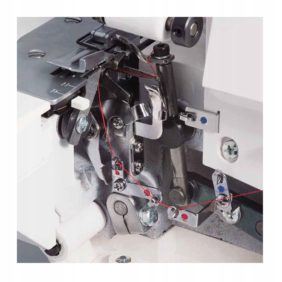 JUKI MO-50e 4-thread overlock house + FREEBIES - accessories and FOOT SET Dominant color white