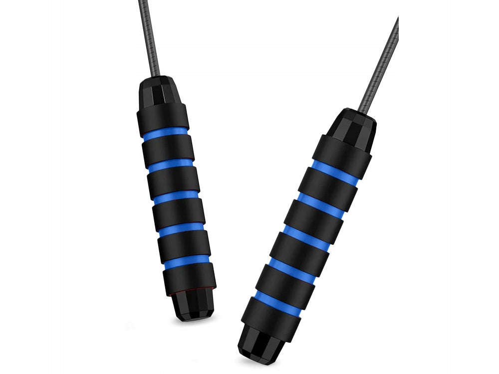JUMP ROPE 275 CM FITNESS WITH BEARINGS ADJUSTABLE CROSSFIT Rope length 280 cm