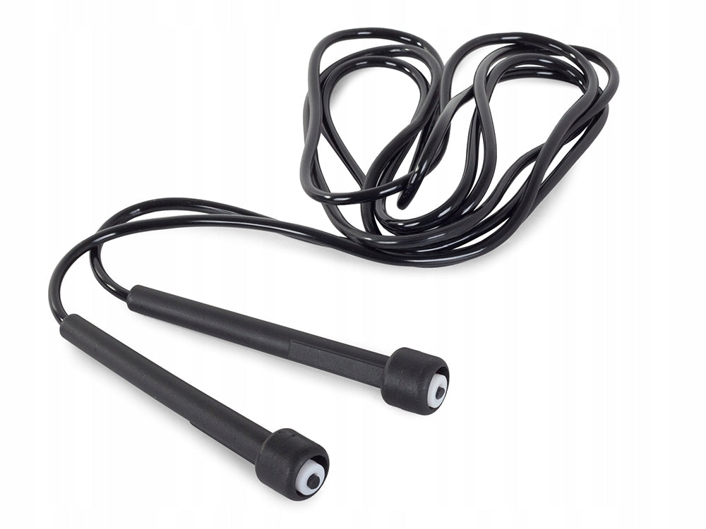 JUMP ROPE 280 cm FITNESS CROSSFIT BOXING ADJUSTABLE BLACK Color black