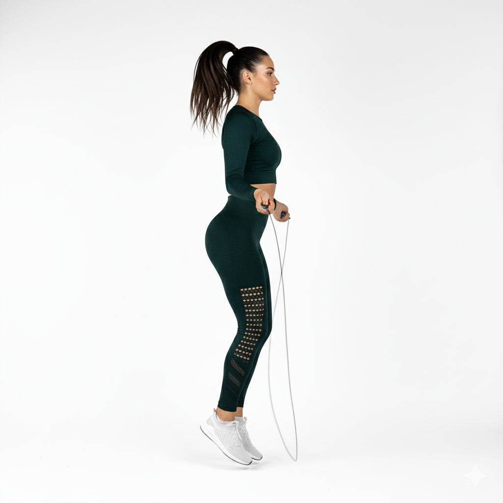 JUMP ROPE ADJUSTABLE BOXING ALUMINUM WITH BEARINGS STEEL FITNESS ROPE Model Skakanka bokserska regulowana na rozgrzewkę