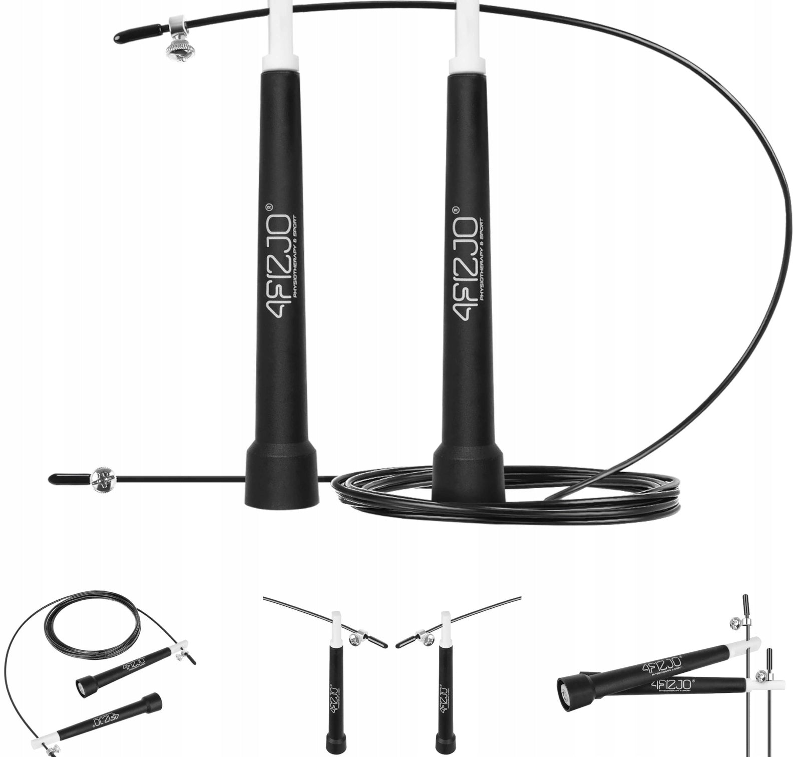 JUMP ROPE ADJUSTABLE BOXING METAL COATED CROSSFIT ADJUSTMENT 3M