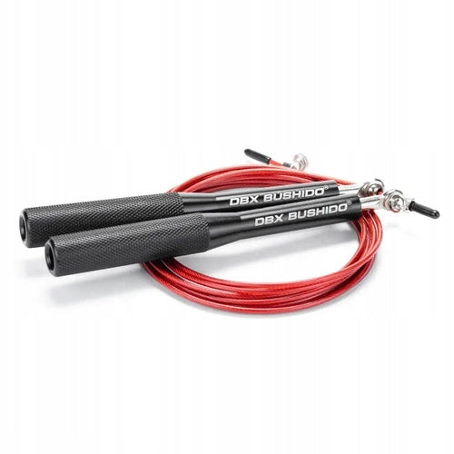 JUMP ROPE ALUMINUM FAST STEEL ROPE 3M FITNESS TRAINING BOXING BUSHIDO Packaging status original