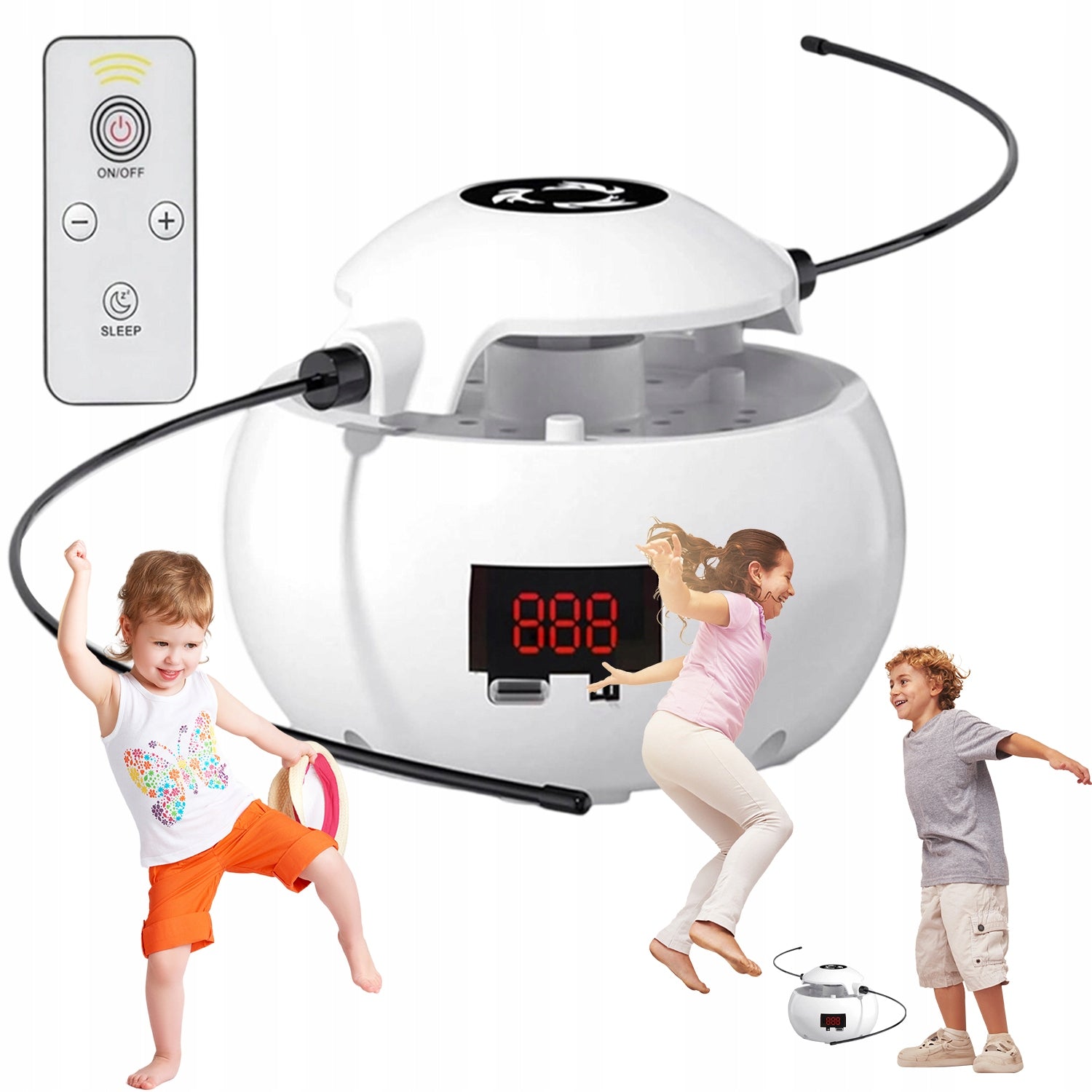 JUMP ROPE AUTOMATIC ELECTRIC REMOTE CONTROL 10 MODES USB CHARGING