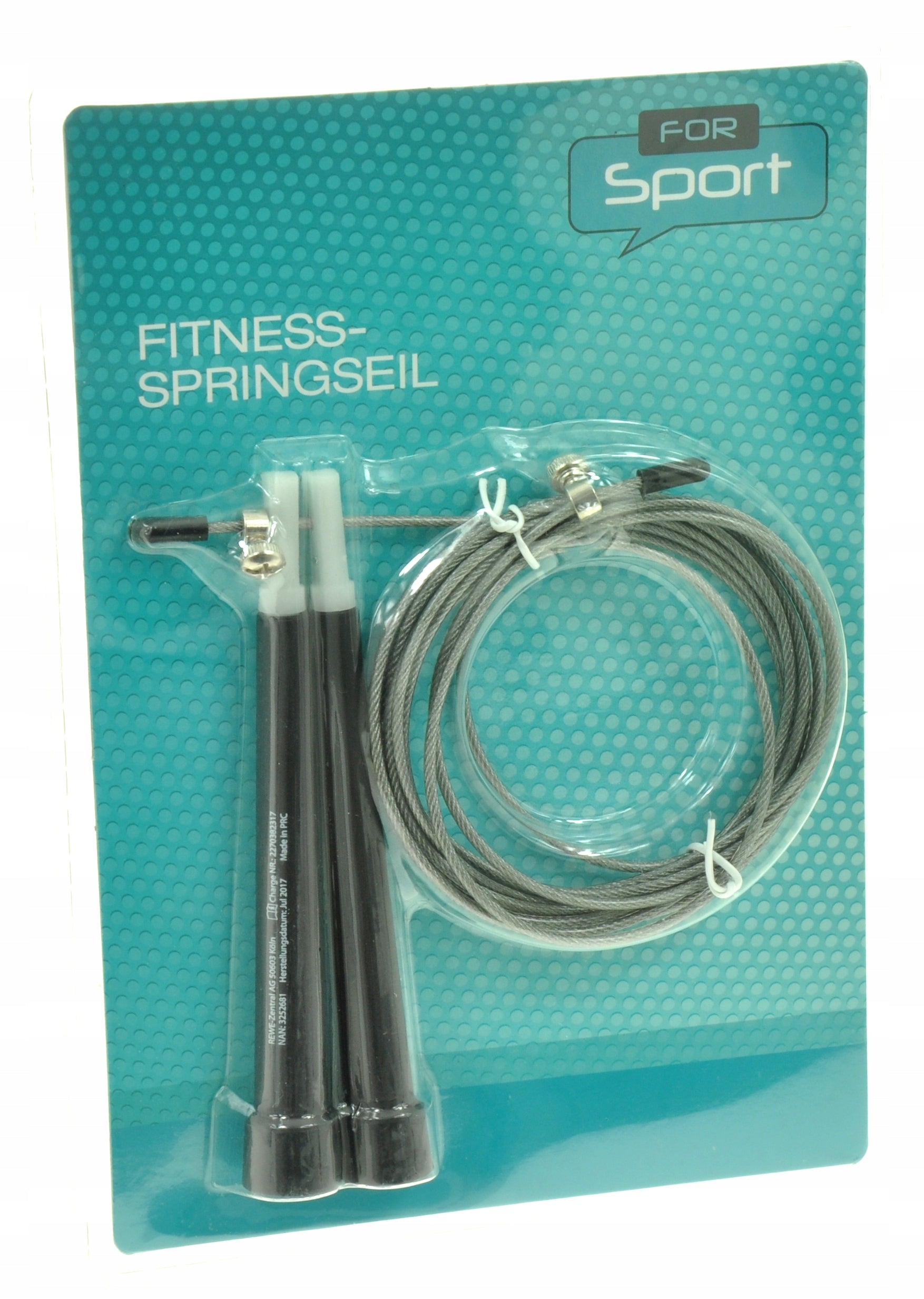 JUMP ROPE CROSS FIT BOXING STEEL ADJUSTMENT 300 Color black