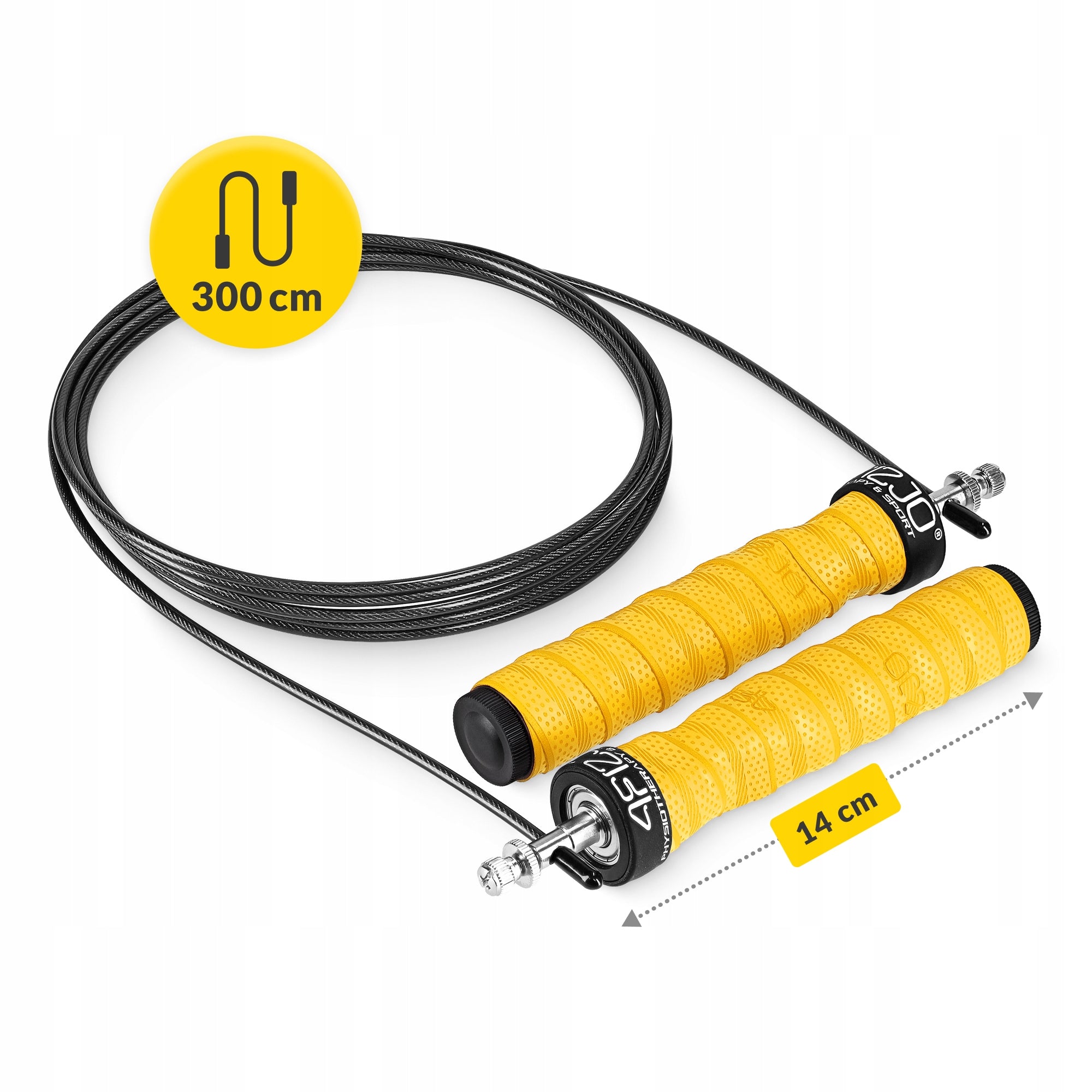 JUMP ROPE CROSSFIT BOXING TRAINING DURABLE SPORT ERGONOMIC HANDLES 3M EAN (GTIN) 5907739311030