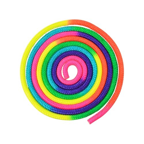 JUMP ROPE RHYTHMIC GYMNASTICS ARTISTIC RAINBOW NYLON FOR CHILDREN 3 Brand no brand