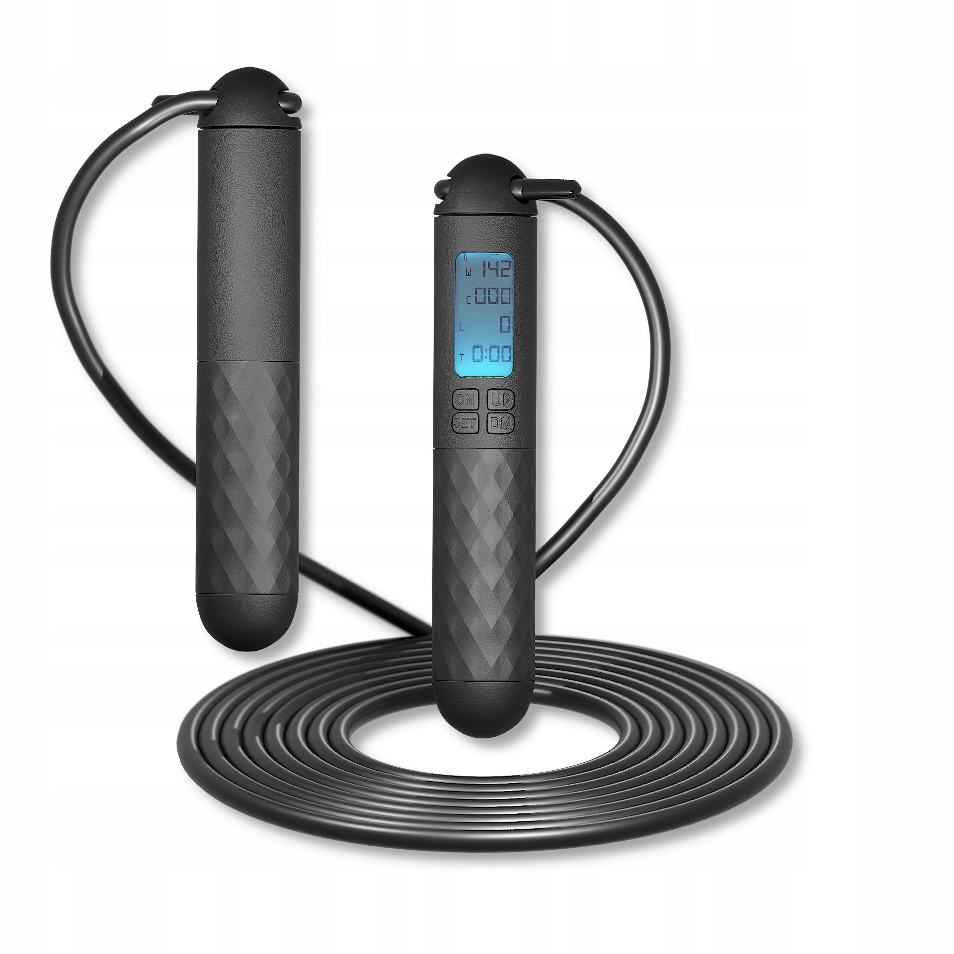 JUMP ROPE WITH BALLS LOAD COUNTER LCD LED ADJUSTMENT 280CM CROSSFIT FIT Brand RBHome