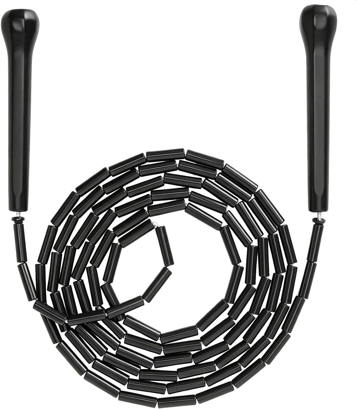 JUMP ROPE WITH BEADS 2,8 m ADJUSTABLE FITNESS CARDIO TRAINING SPORT