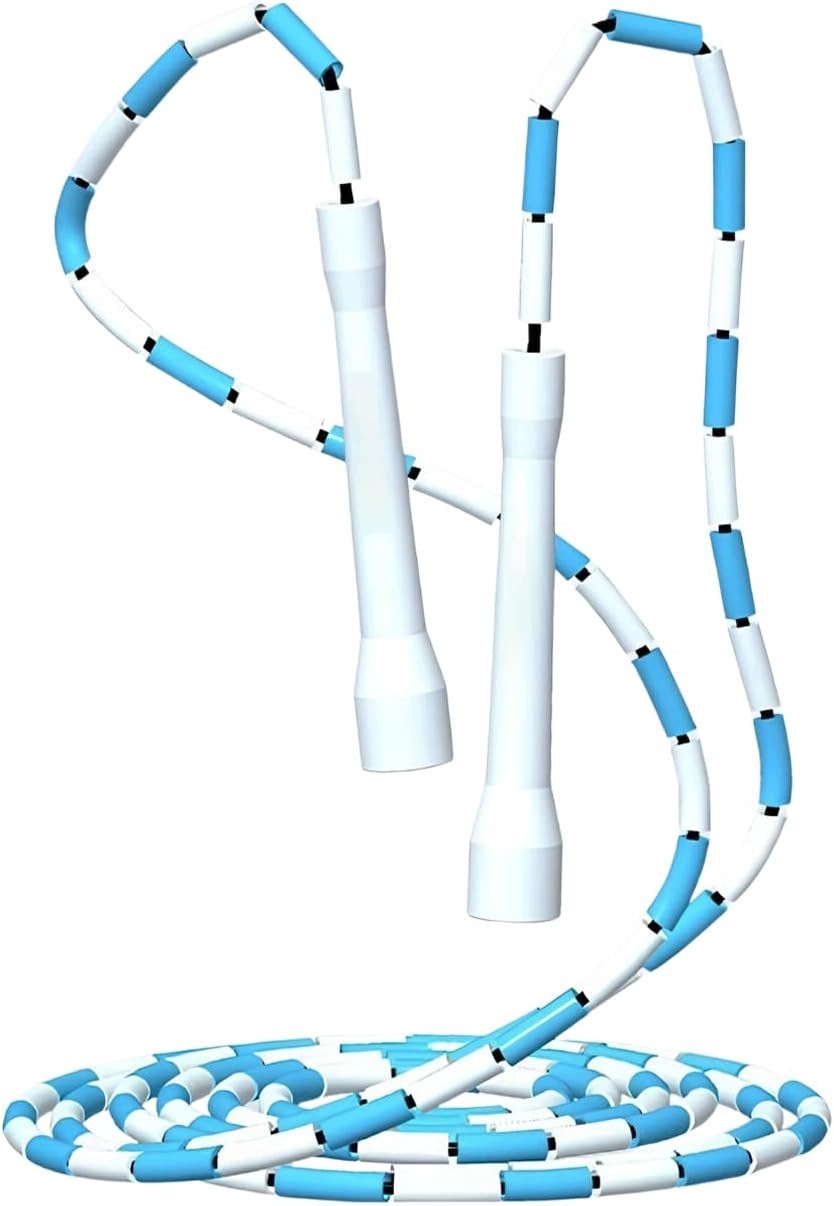 JUMP ROPE WITH BEADS 3M ADJUSTABLE UNBREAKABLE ANTI-TANGLE