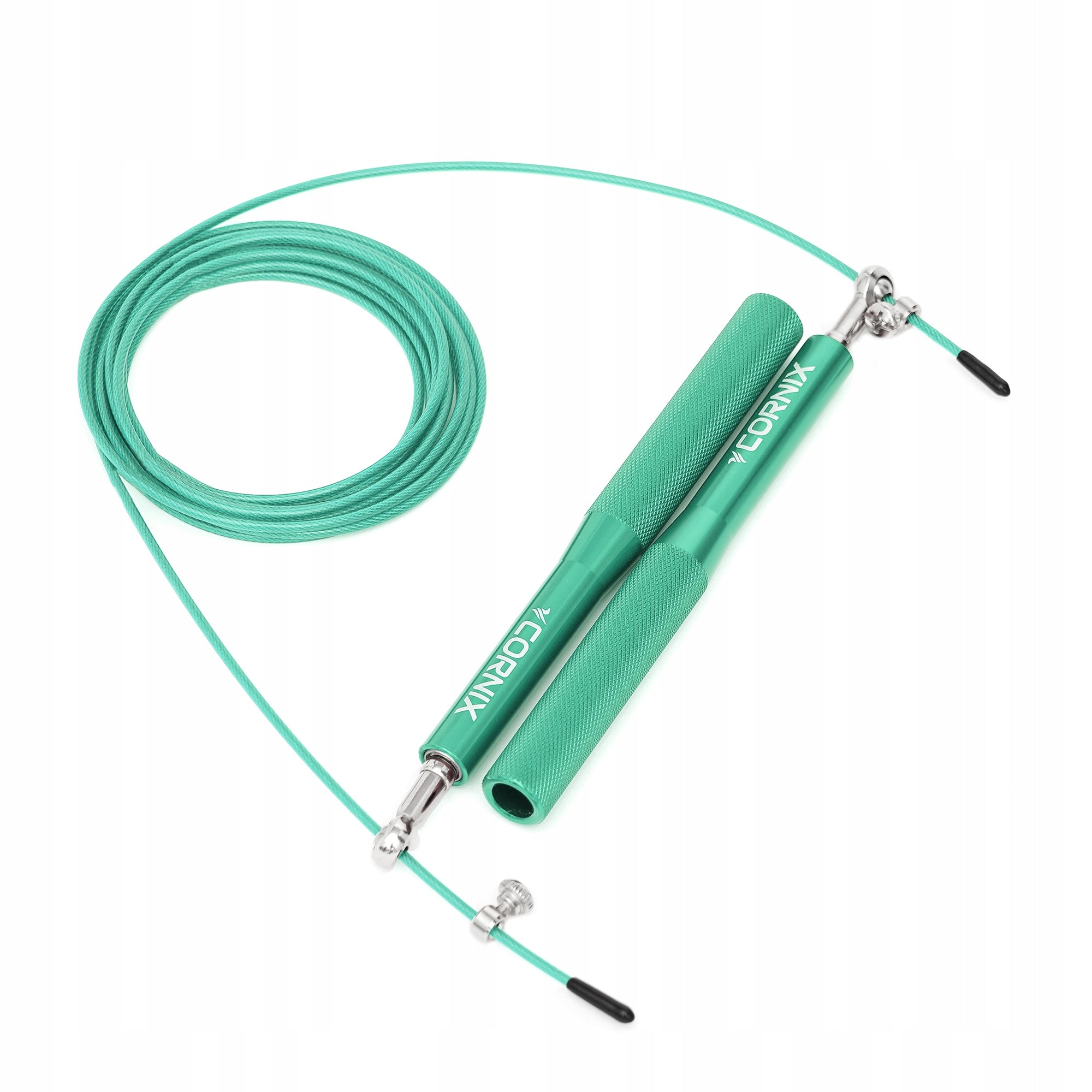 JUMP ROPE WITH BEARINGS CROSSFIT BOXING ADJUSTABLE STEEL 3m CORNIX Packaging status original