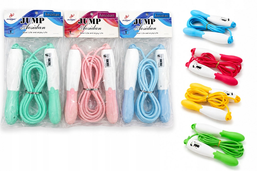 JUMP ROPE WITH COUNTER ADJUSTABLE 250 CM FOR CHILDREN AND ADULTS - OLFed