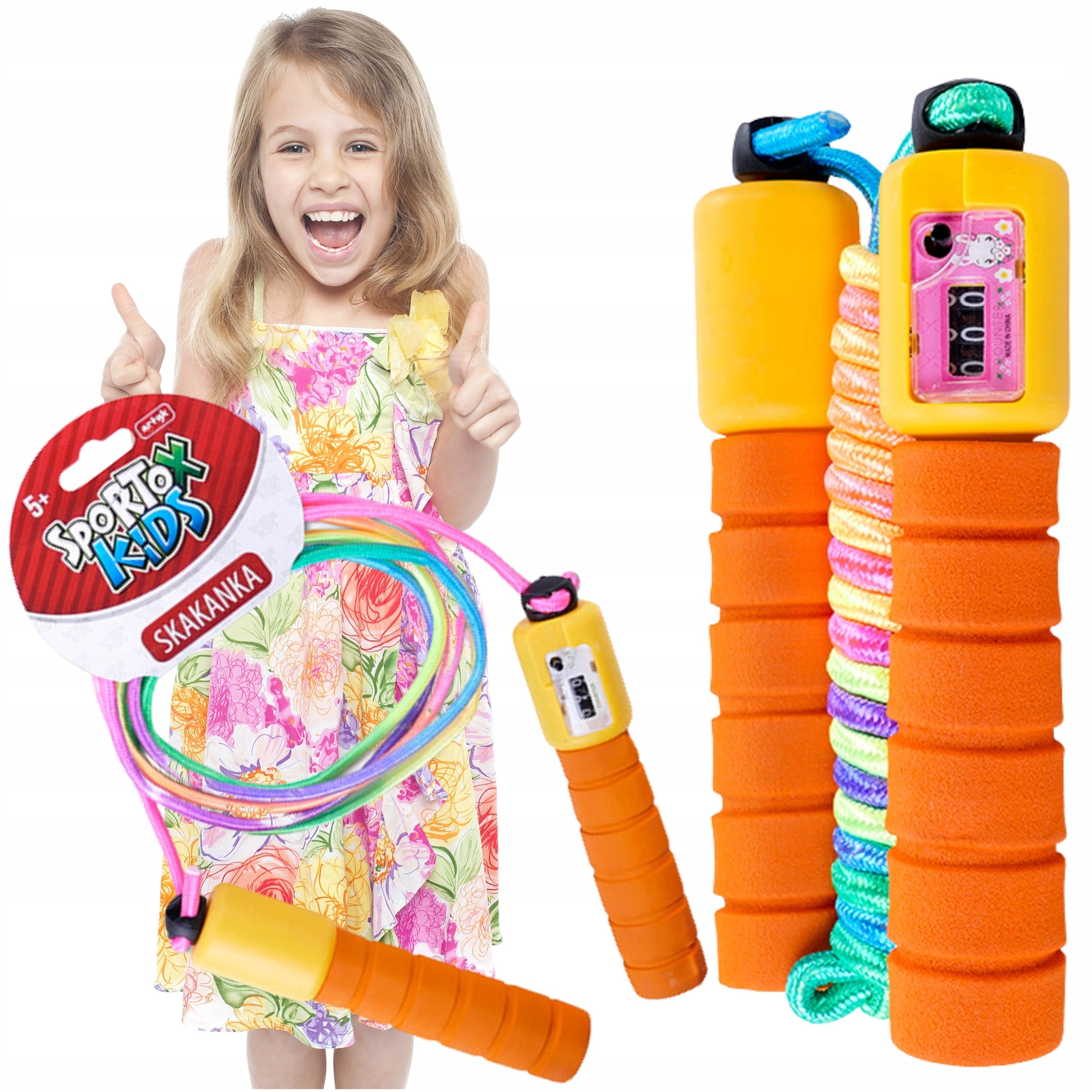 JUMP ROPE WITH COUNTER FOR CHILDREN STRING ADJUSTABLE SPORTS 242CM Brand no brand