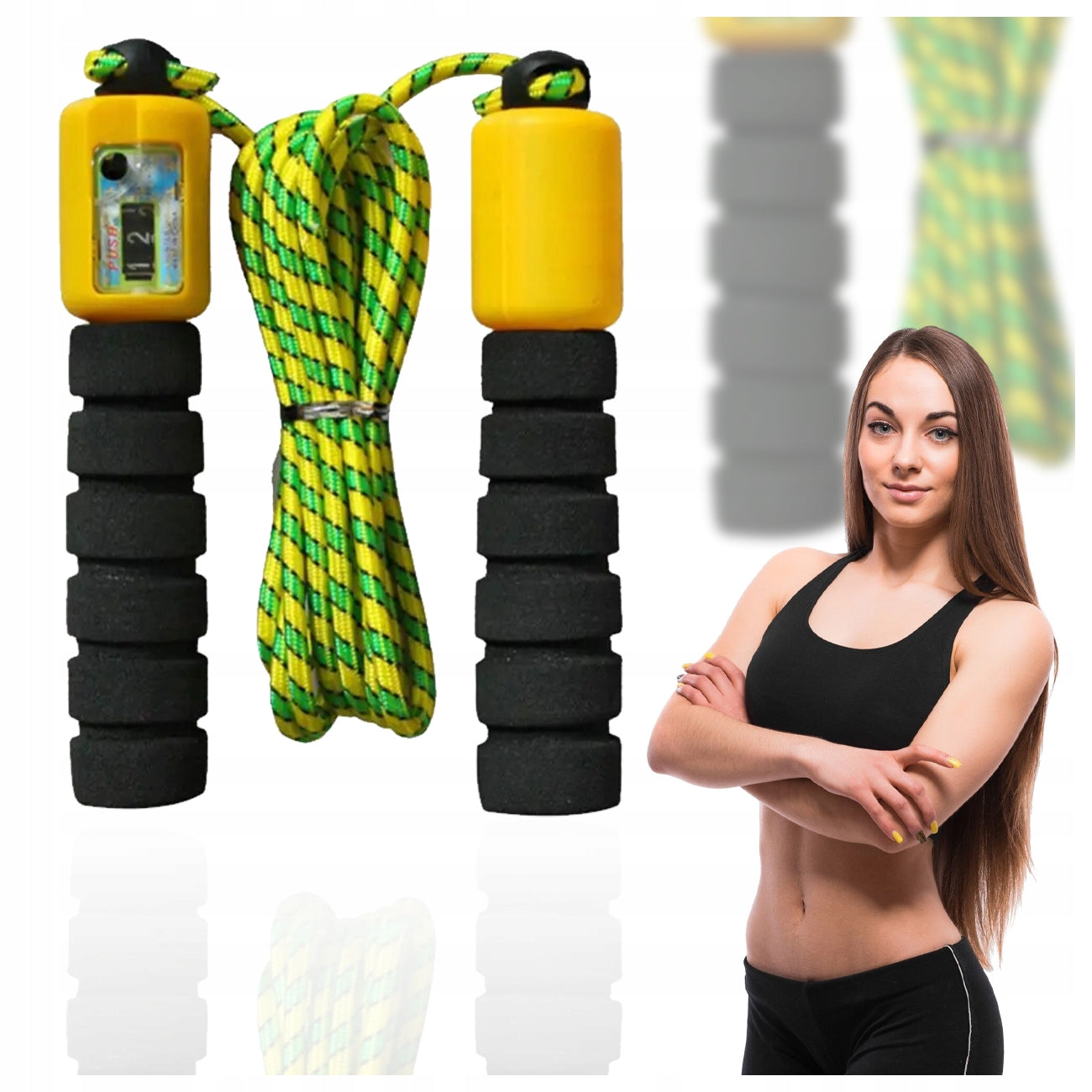 JUMP ROPE WITH CROSSFIT COUNTER ADJUSTMENT 250CM