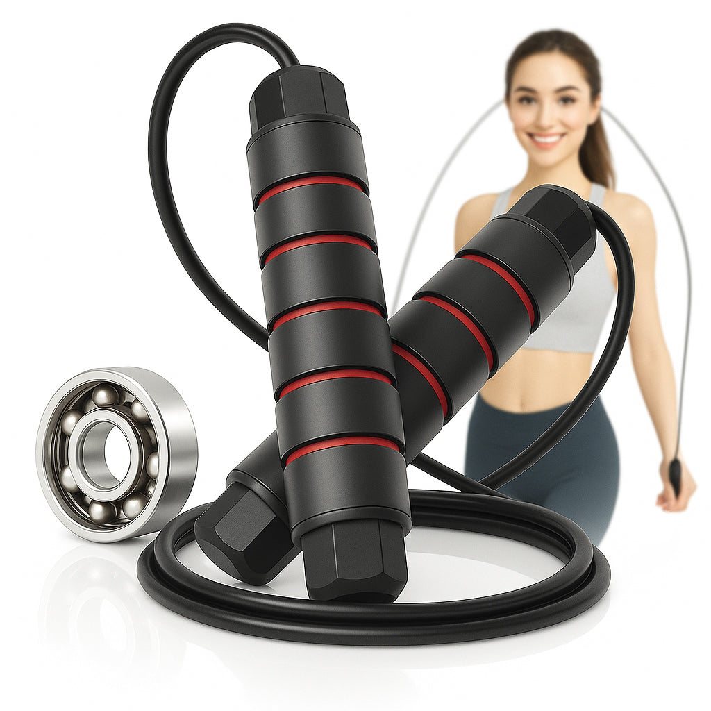 JUMP ROPE WITH CROSSFIT FITNESS BOXING BEARINGS