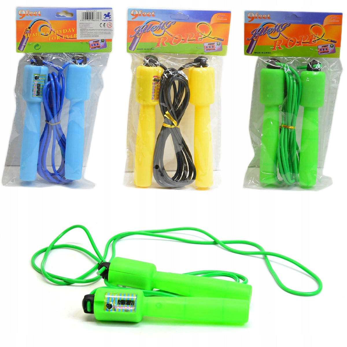 JUMP ROPE WITH CROSSFIT JUMP COUNTER ADJUSTABLE FOR ADULT CHILDREN
