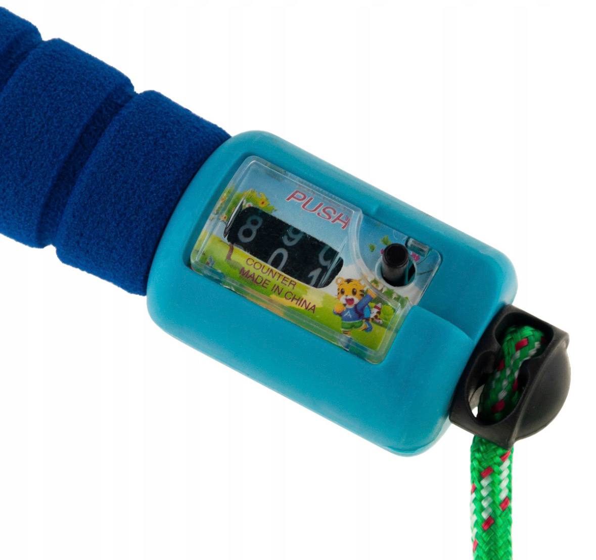 JUMP ROPE WITH JUMP COUNTER 250CM ADJUSTABLE STRING FITNESS Manufacturer code TRUSZO
