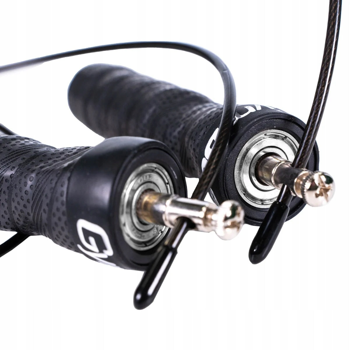 JUMP ROPE WITH LOAD ADJUSTABLE BLACK - GymBeam Brand GymBeam