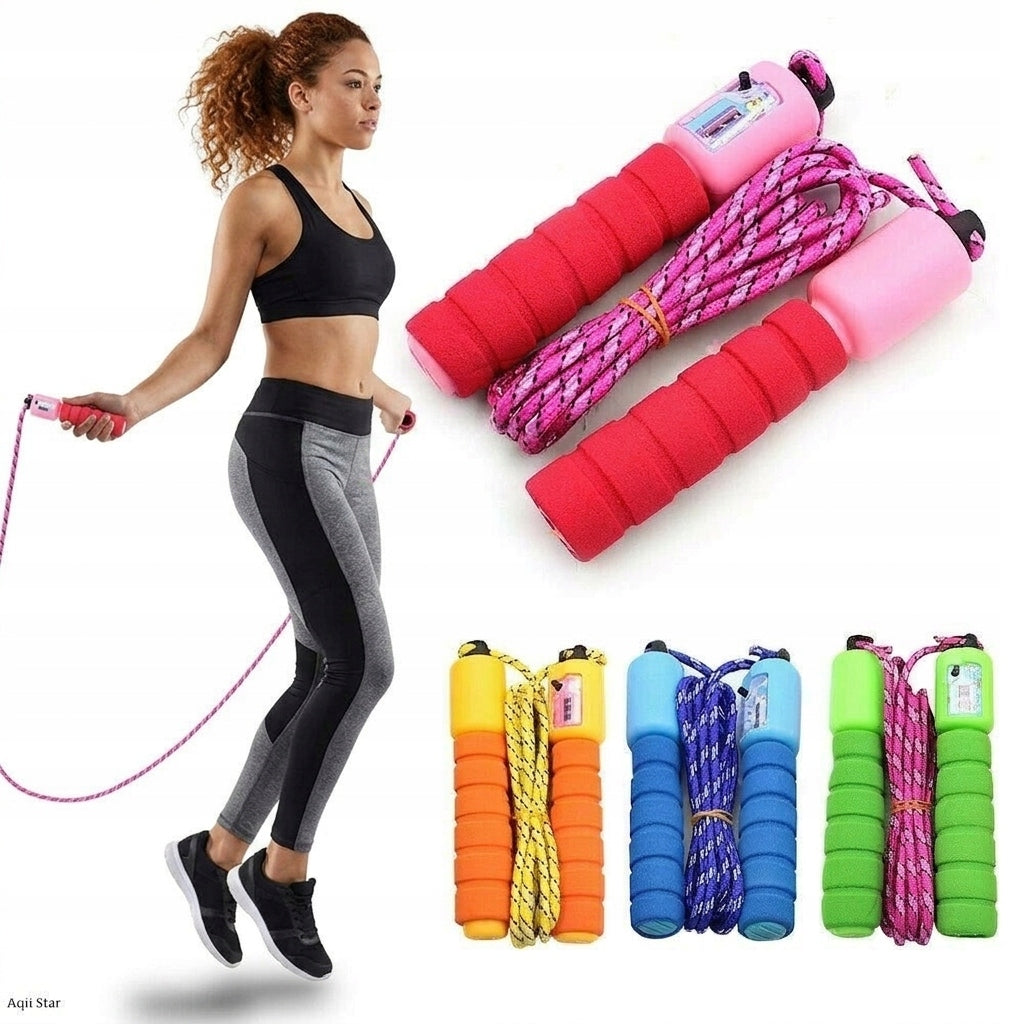 JUMP ROPE WITH STRING COUNTER FOR CHILDREN COLORS CHILD'S DAY