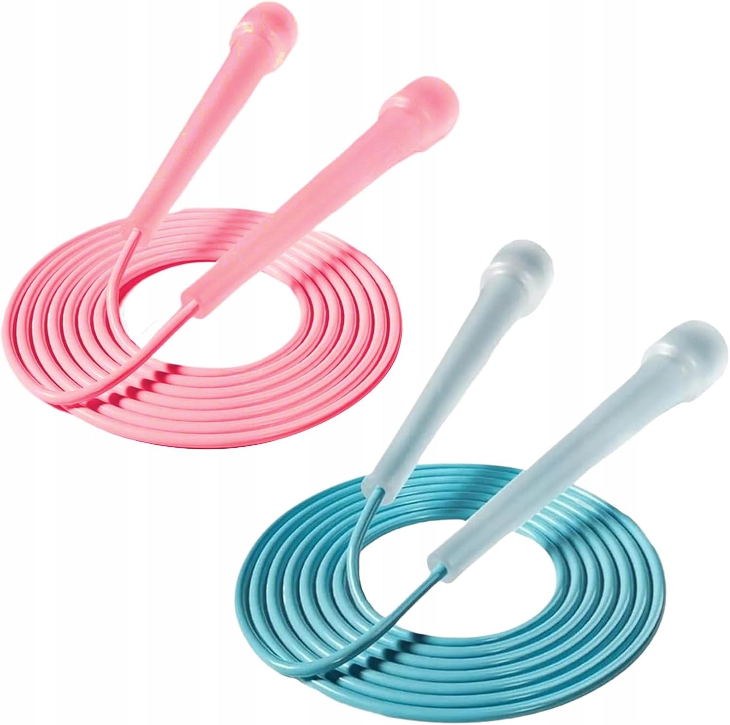 JUMP ROPES TRAINING 2 PIECES ADJUSTABLE 2,8M FITNESS