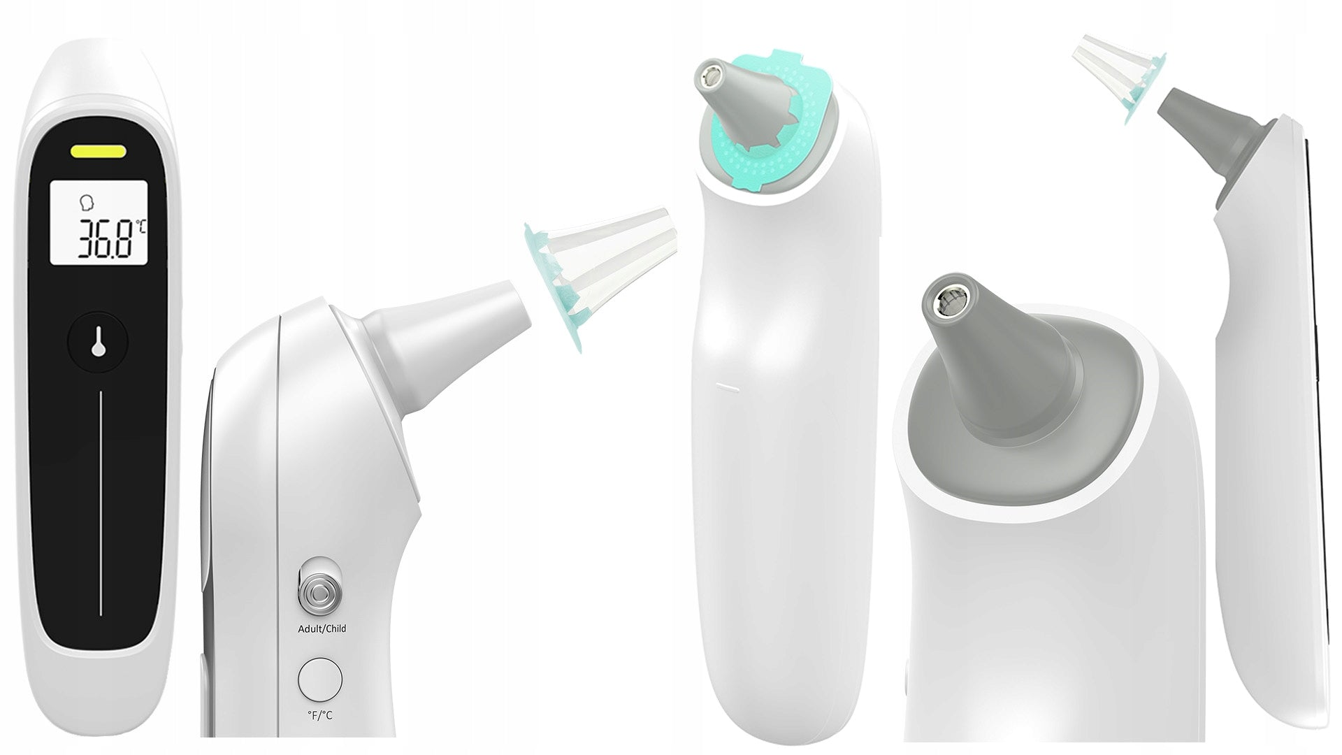 JUMPER JPD-FR304 MEDICAL In-Ear Thermometer for Adult Children + Covers Medical device yes
