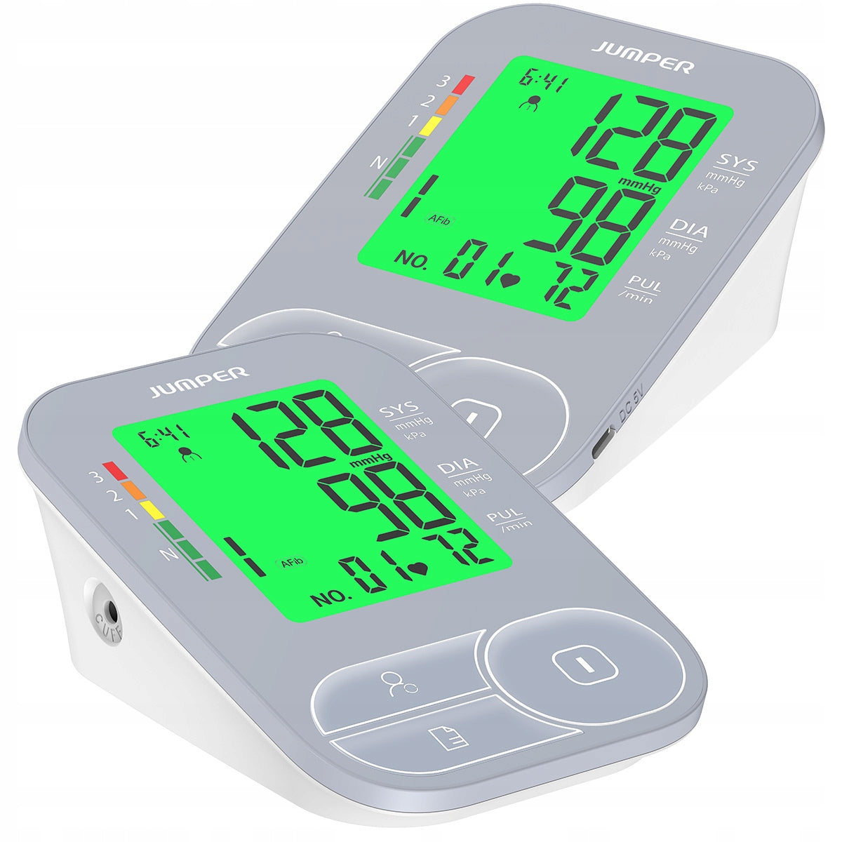 JUMPER JPD-HA200C Medical Shoulder Blood Pressure Monitor + MEASUREMENT DIARY Packaging status original
