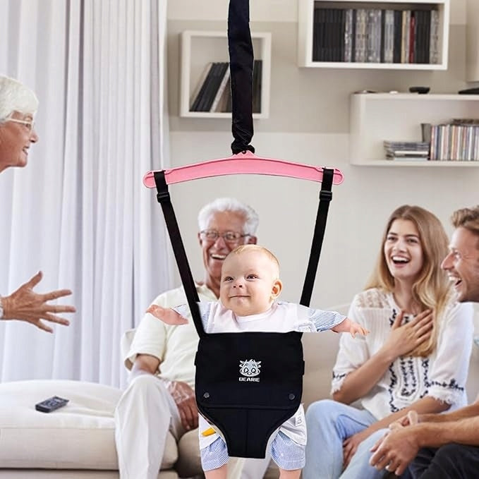 JUMPER SWING, HIGH CHAIR, FOR BABIES, BLACK, TOYS FOR CHILDREN Manufacturer code HUŚTAWKA SKOCZEK