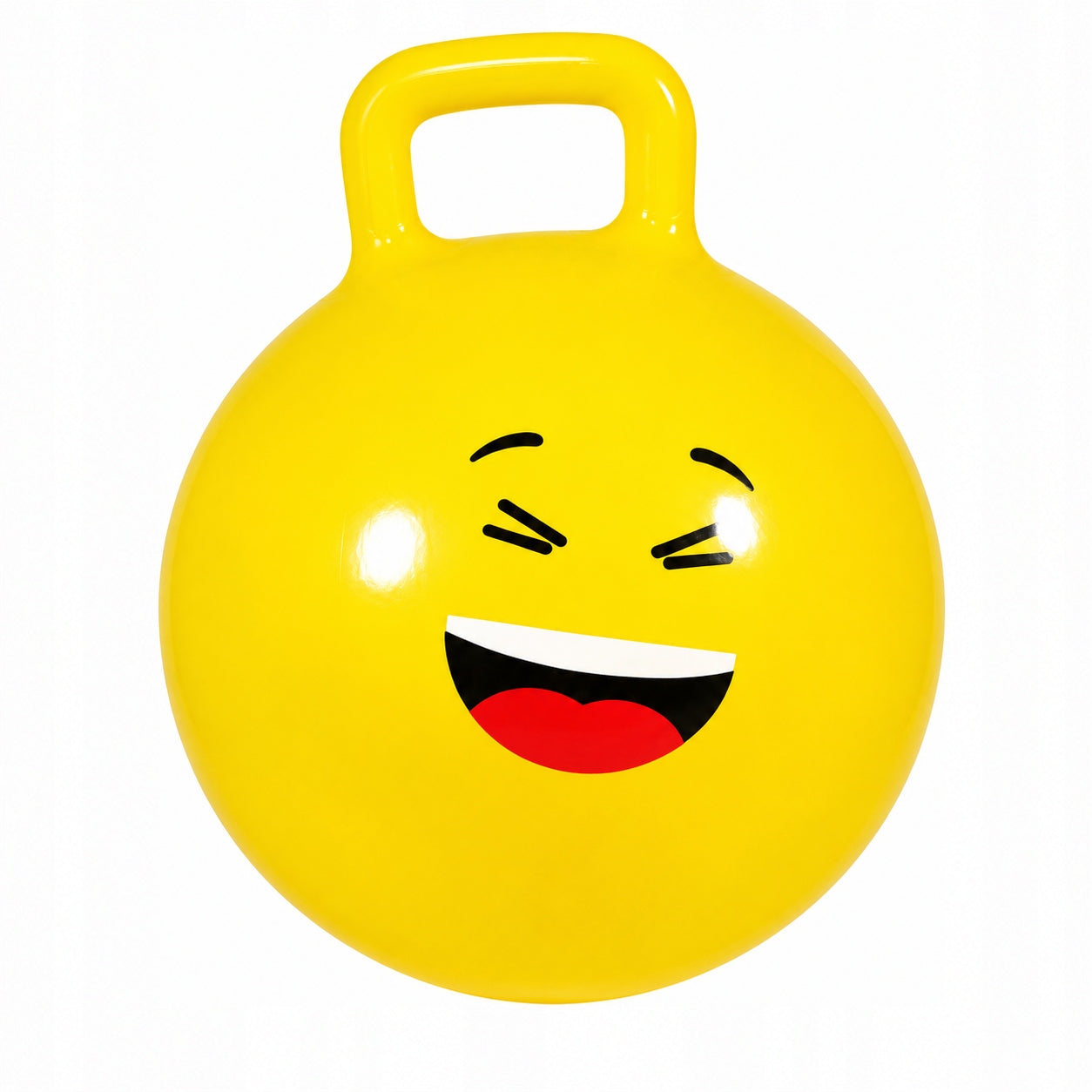 JUMPING BALL RUBBER JUMPER LARGE FACE EMOTES 50 CM Brand no brand